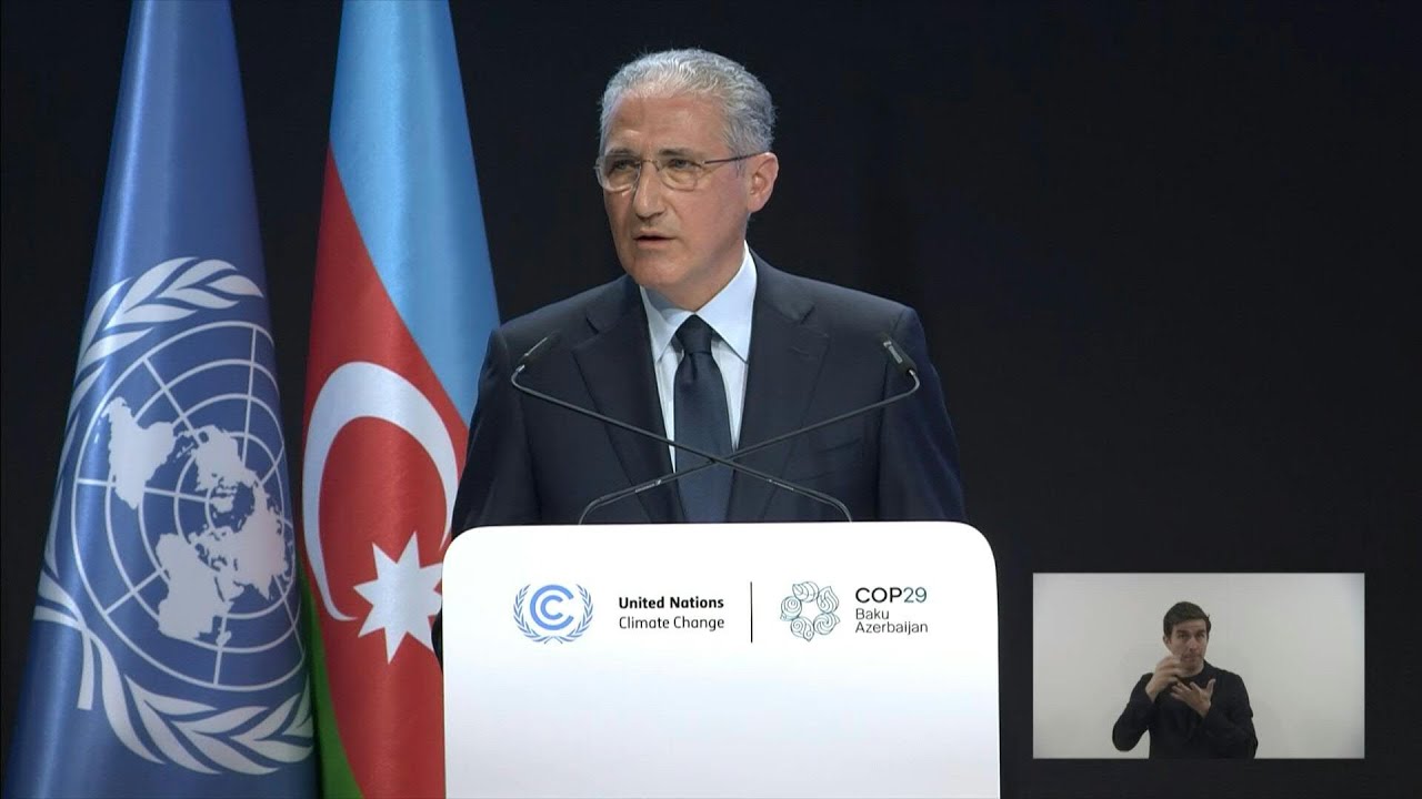 'We are on the road to ruin' says COP29 President | AFP