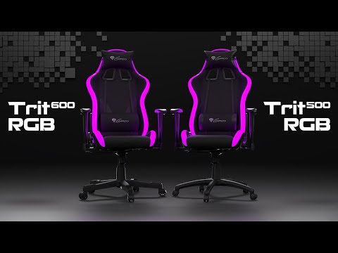Žaidimų kėdė Genesis Trit 500 RGB Gaming Chair, su RGB pašvietimu video