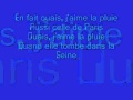 Luce J'aime la pluie lyrics 