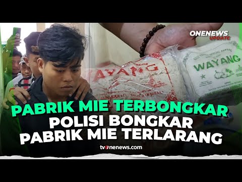 Terbongkar! Polisi Gerebek Pabrik Mie Berbahaya yang Sudah Edar di Bogor | OneNews Update