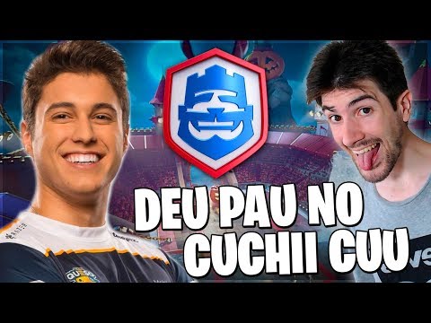 CUCHII CUU da CRL TOMOU um PAU AO VIVO e Nasce Um MITO do CLASH ROYALE!!