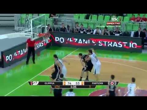 Najbolji kos ikada! Olimpija  - Partizan 87 58