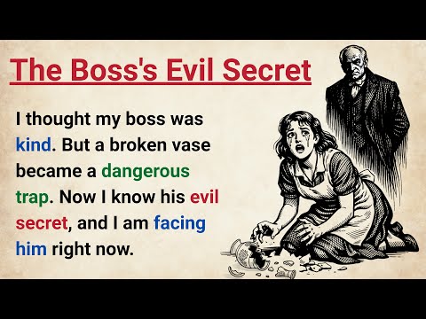 Learn English With Story 🔥 The Boss's Evil Secret | Level 3 English Listening & Speaking Practice