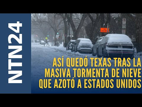 Así quedó Texas tras la masiva tormenta de nieve que azotó a Estados Unidos