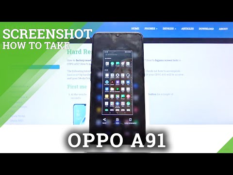 How to Capture Screen in OPPO A91 - Take Screenshot