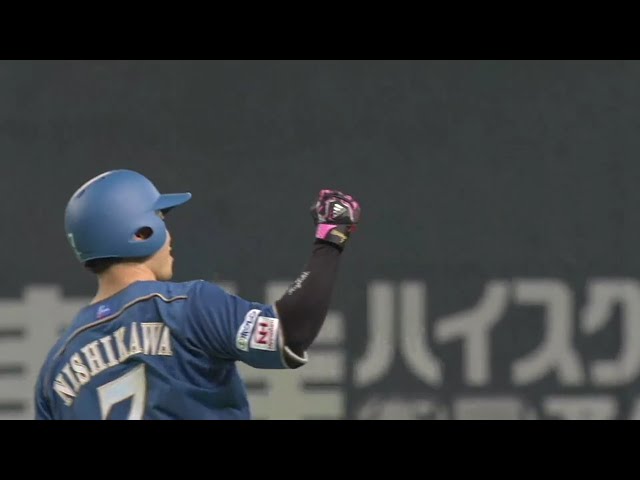 【6回裏】ファイターズ・西川の3ランでファンも大興奮!! 2018/4/22 F-H