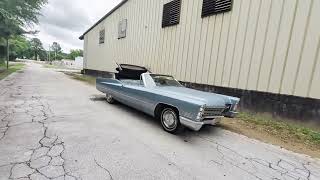 1967 Cadillac DeVille Convertible Walk Around and Drive Away