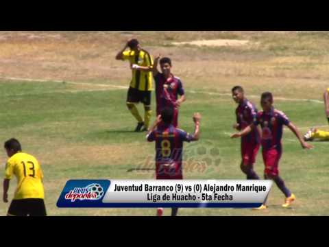 JUVENTUD BARRANCO (9) vs (0) ALEJANDRO MANRIQUE - FÚTBOL HUACHANO - 5TA FECHA/2017.