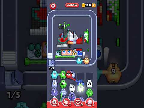 Pixel Flow Level 2668 Walkthrough