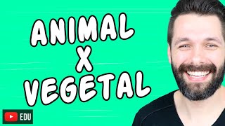 CÉLULA ANIMAL E CÉLULA VEGETAL - DIFERENÇAS | Biologia com Samuel Cunha