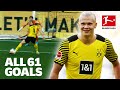 Erling Haaland | 61 Goals in Only 65 Games | All Bundesliga Goals