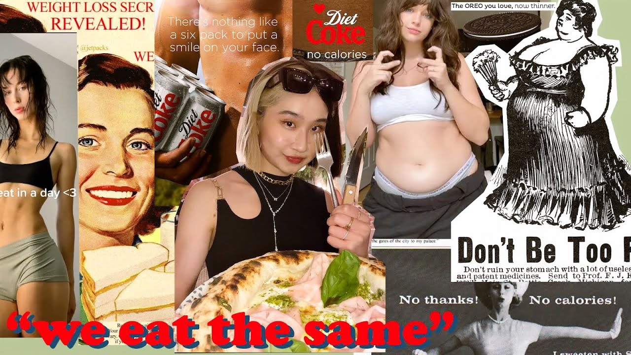 "we eat the same but look different"