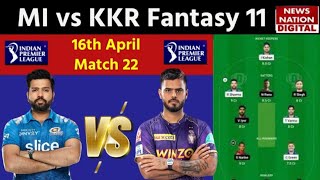 MI vs KKR IPL 2023 Dream 11 Prediction: Mumbai vs Kolkata Best Dream 11 | Today Match Dream 11