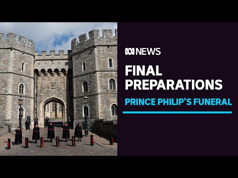 Final preparations underway at Windsor Castle for Prince Philip's funeral | ABC News