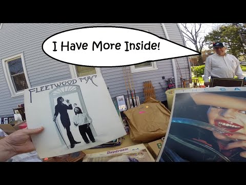 50 Cent Vinyl Records! First Yard Sale Of The Year!