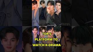 Download lagu Top 5 Best Platforms to Watch K-Dramas in 2025 | Netflix, Viki, Viu & More #kdrama mp3