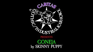 Skinny Puppy - Goneja - Karaoke Instrumental w. Lyrics - Caritas Industrial Karaoke