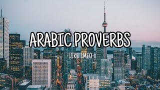 Best Inspirational Arabic Proverbs & Sayings #2