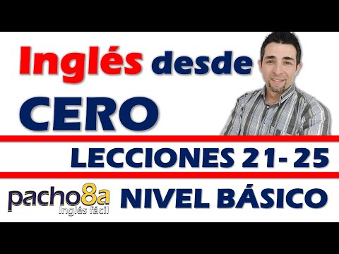 🔴 Curso de Inglés BÁSICO - 5 Lecciones en 1 Video | Pacho8a