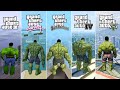 Hulk Jumping From Highest Point In GTA Games 2001 2024