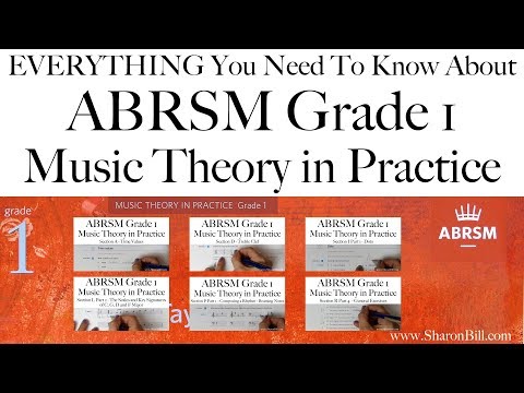 Everything you need to know about ABRSM Grade 1 Music Theory with Sharon Bill