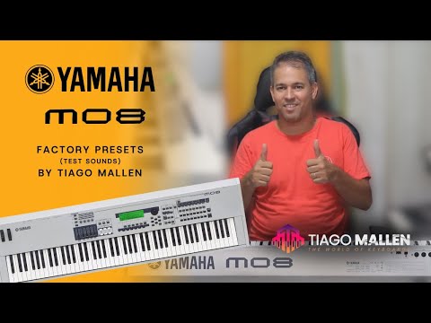 YAMAHA MO6/8 (TEST SOUNDS) FACTORY PRESETS by Tiago Mallen #yamahamo8 #yamahamo6