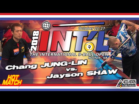 2018: Chang JUNG-LIN vs Jayson SHAW - International 9-Ball Open