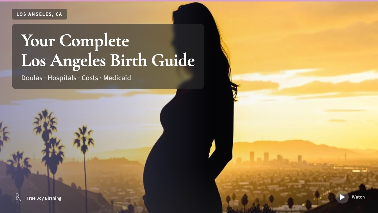 Los Angeles Doula & Birth Plan Guide: Costs, Hospitals & Medicaid (First-Time Mom) — press play to watch