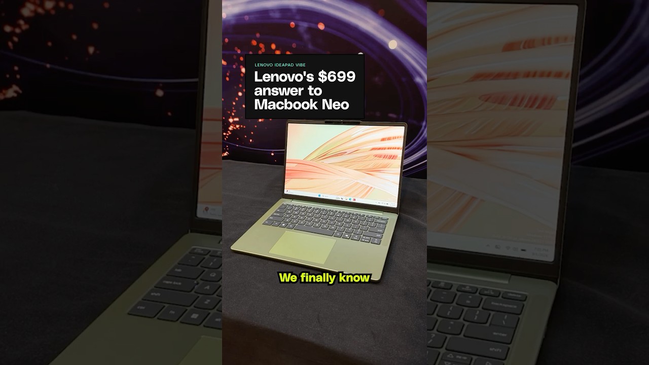 Lenovo's response to the MacBook Neo
