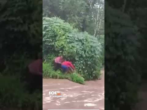 San Martín: ingeniero sobrevive tras ser arrastrado por quebrada de Picota