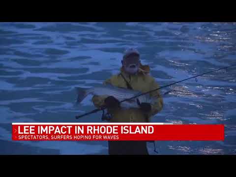 Post-Tropical Lee Moves Through Maine