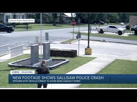 Sallisaw police officers stop chase using police vehicle