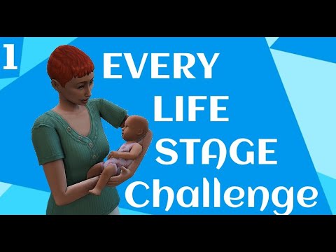 The Sims 4  - Let's Play - Every Life Stage Challenge - Part 1