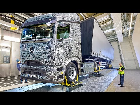 Inside Mercedes Electric Trucks Extreme Testing and Manufacturing