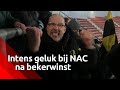 NAC-supporters door het dolle heen na bereiken halve finale.