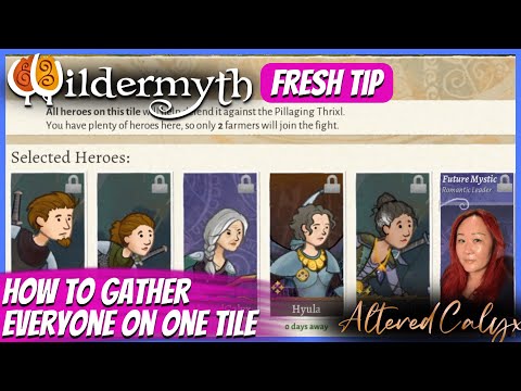 [Wildermyth | Fresh Tip] How to Gather ALL Your Heroes on One Tile to Defend Against an Incursion.