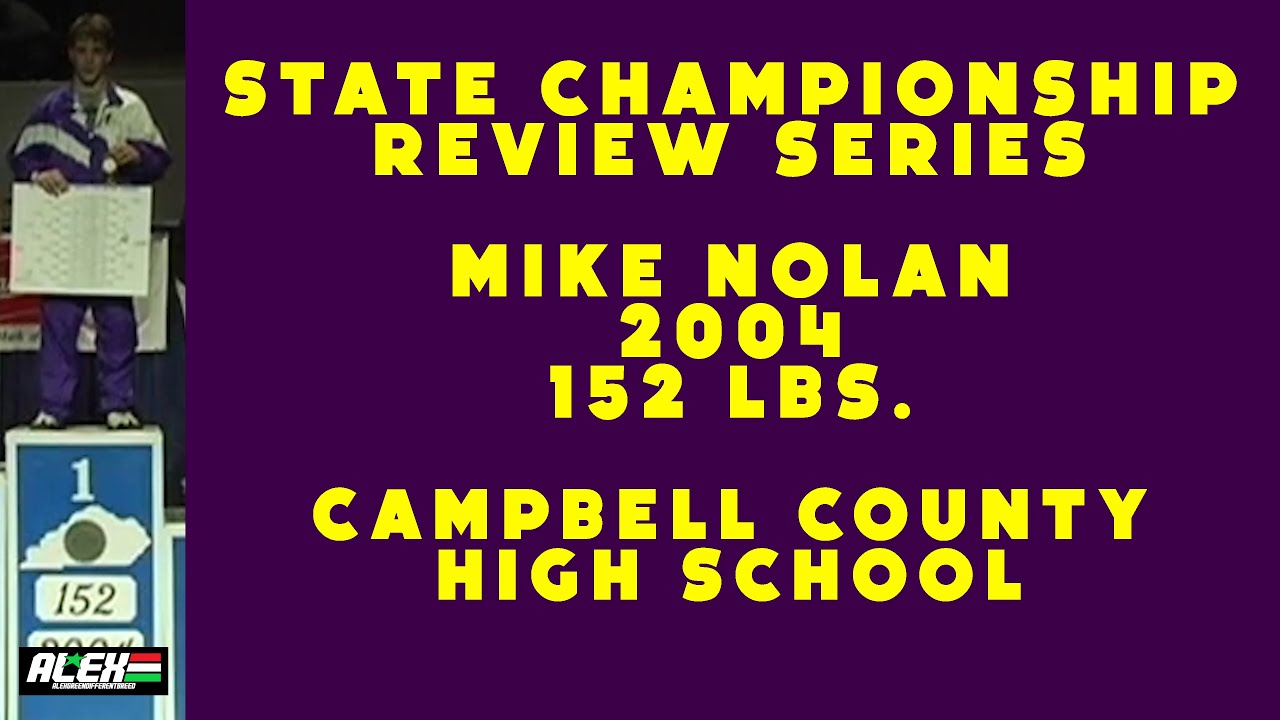 State Wrestling Championship match review w/ Mike Nolan (Campbell County; 2004 152 lbs.)
