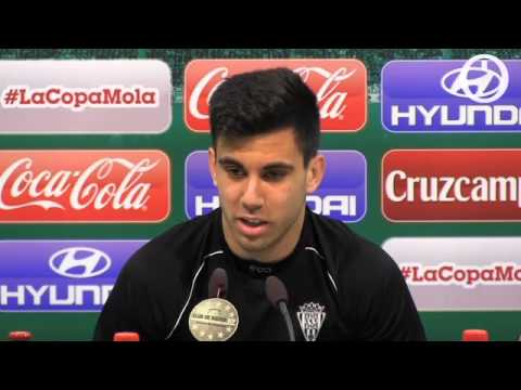 Fede Vico, en sala de prensa (VÍDEO: @victormolino / @cordopolis )