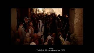 [SEMANA SANTA ENTRADA DE JESUS NO TEMPLO MONTADO NO BURRICO]
