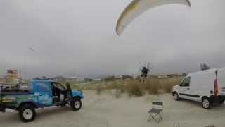 preview picture of video 'Voando de Paramotor - Pinheira | Powergliding Brazil'