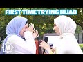 WOMEN IN NEW YORK TRY HIJAB FOR FIRST TIME EMOTIONAL Social Experiment MUSLIM