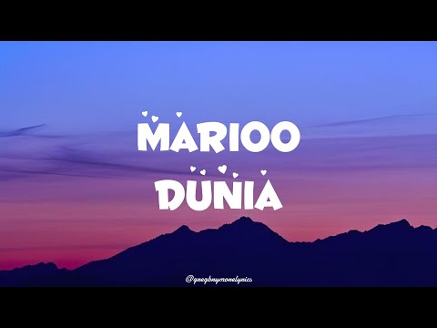 Marioo - Dunia (Lyrics Video)