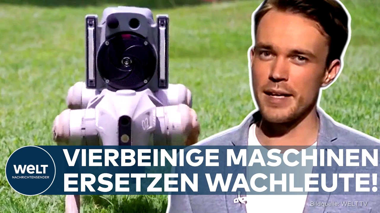 KI WELT: Maschinen auf Streife! Roboterhunde ersetzen Wachleute und sollen Kriminalität senken!