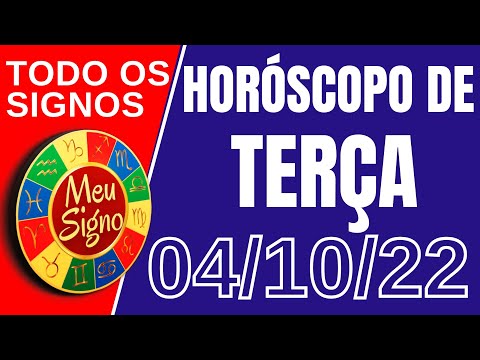 #meusigno HORÓSCOPO DE HOJE / TERÇA DIA 04/10/2022 - Todos os Signos