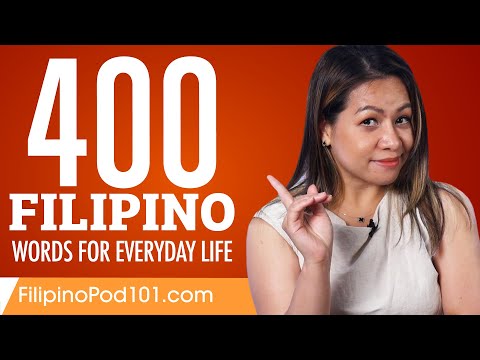 400 Filipino Words for Everyday Life - Basic Vocabulary #20
