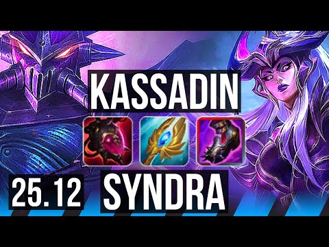 KASSADIN vs SYNDRA (MID) | Dominating | EUW Master | 25.12
