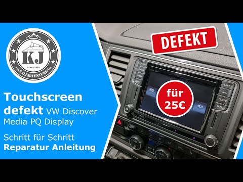 Touchscreen defekt VW Discover Media PQ Display - Schritt für Schritt Reparatur Anleitung