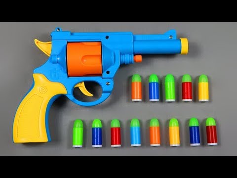 Box Full of Toy Gun   Realistic Bulldog Revolver Toy   Rubber Bullet Toy Pistol