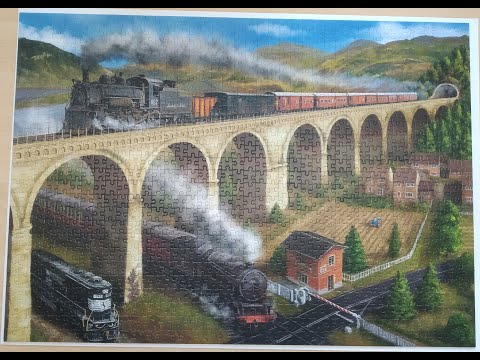 The Viaduct- Jigsaw puzzle Timelapse and review
