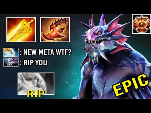 This is How to Carry Slardar vs Immortal Rank! Crazy Imba Radiance Counter Naga by Force WTF Dota 2